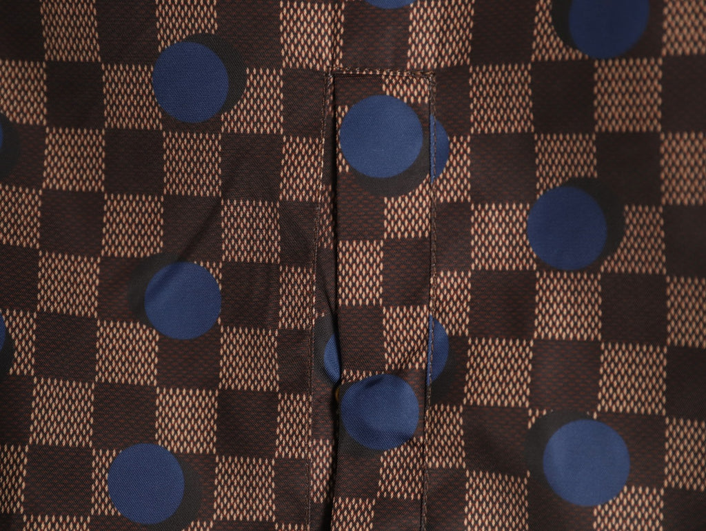 Louis Vuitton LV 26FW Damier Polka-Dot Hooded Windbreaker Jacket