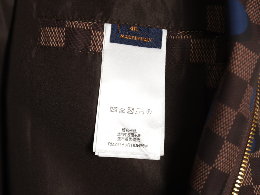 Louis Vuitton LV 26FW Damier Polka-Dot Hooded Windbreaker Jacket
