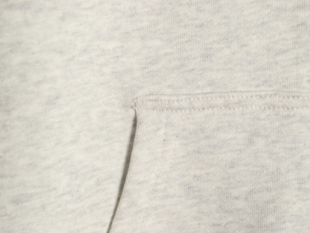 Louis Vuitton 25FW Tonal Monogram Half-Panel Embroidered Ivory Hoodie
