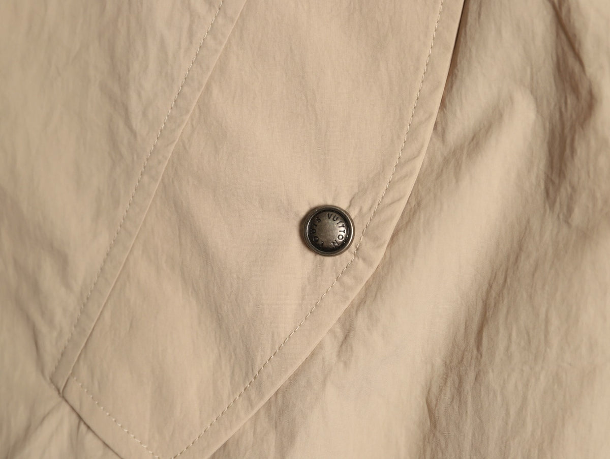 Louis Vuitton LV Reversible Monogram Beige Hooded Windbreaker Jacket