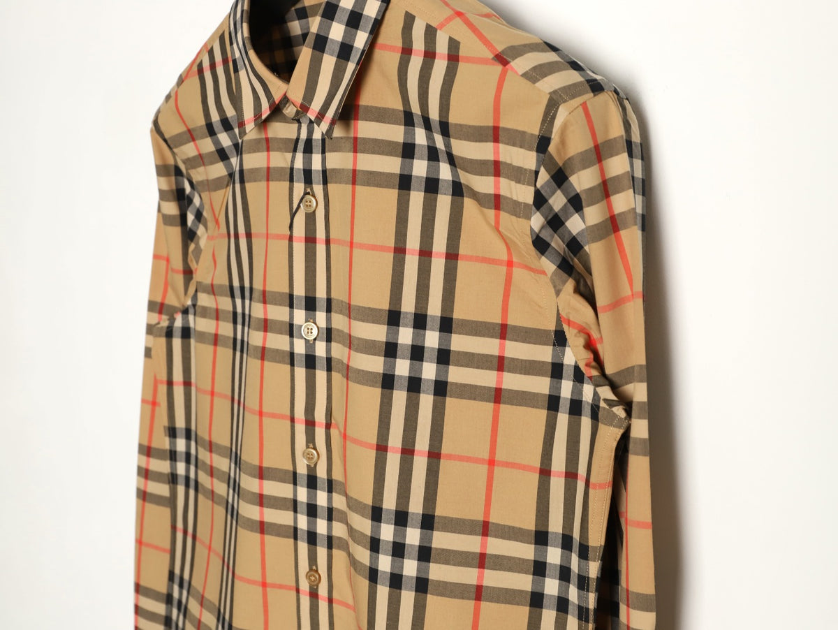 Burberry Classic Check Cotton Long-Sleeve Shirt