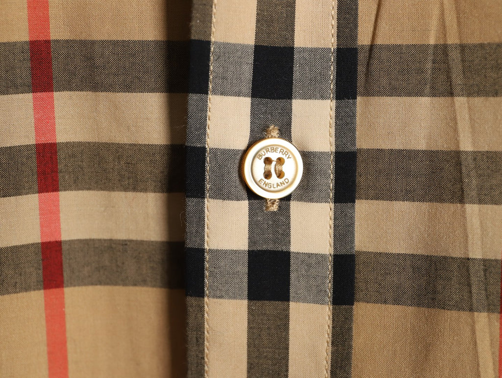Burberry Classic Check Cotton Long-Sleeve Shirt