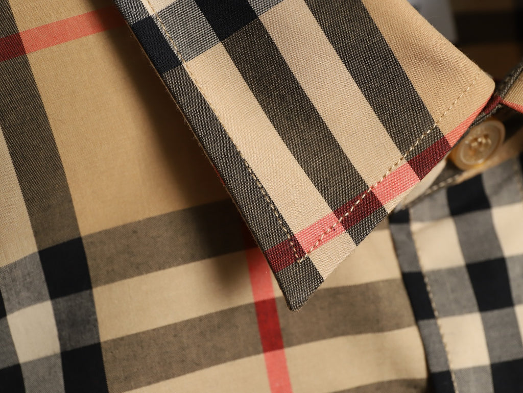 Burberry Classic Check Cotton Long-Sleeve Shirt