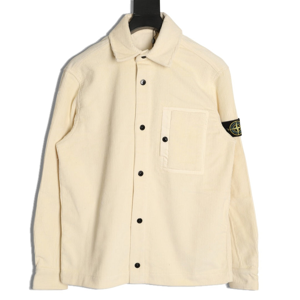 Stone Island Compass Badge Chest Pocket Overshirt