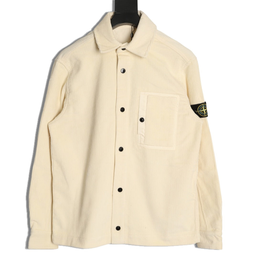 Stone Island Compass Badge Chest Pocket Overshirt
