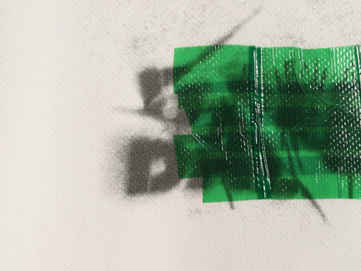Balenciaga BLCG Layered Tape-Effect Hoodie