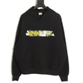 Balenciaga Black BLCG Layered Tape-Effect Hoodie