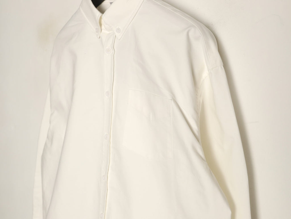 Balenciaga Back Logo Oversized Shirt Jacket