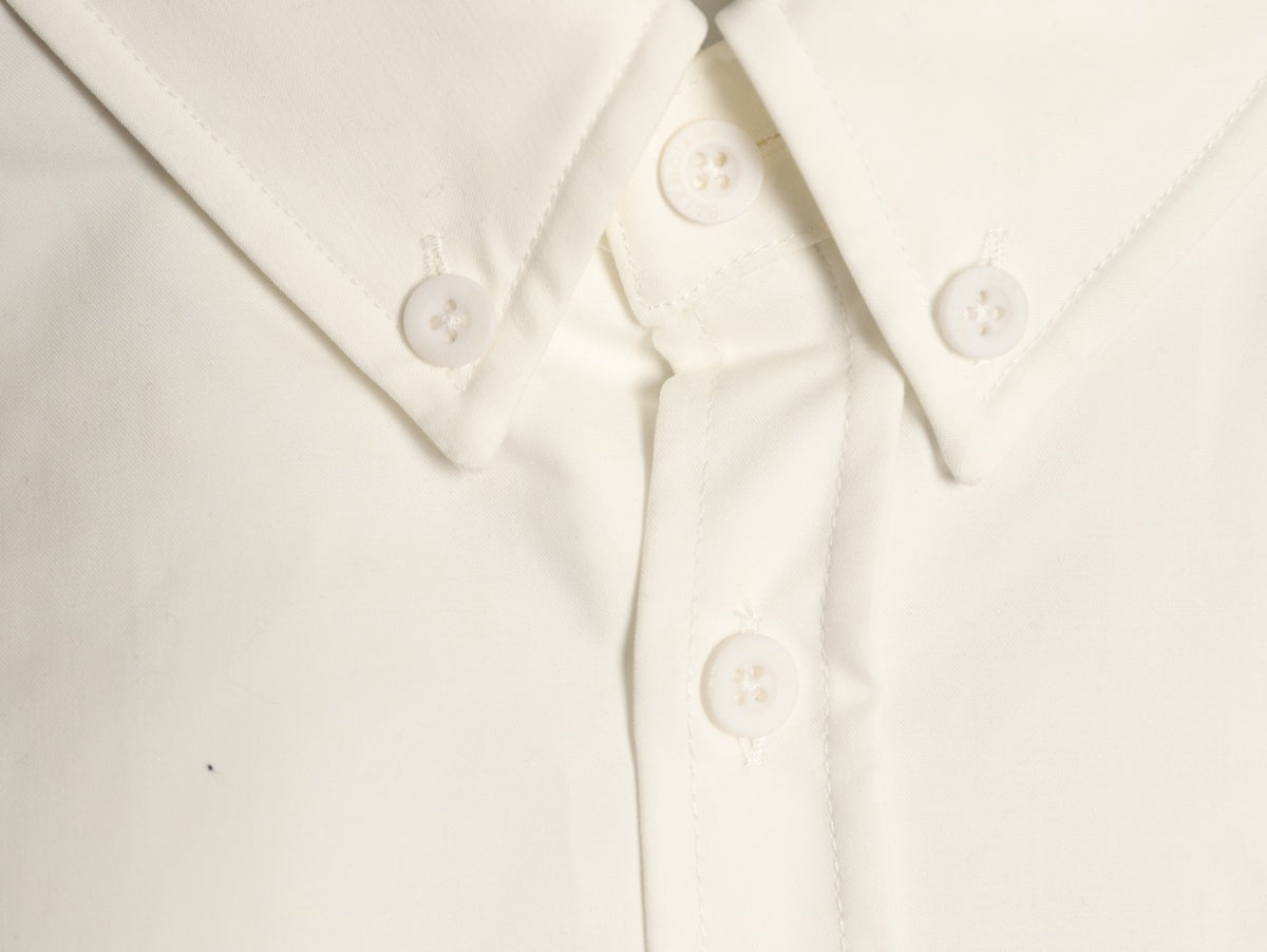 Balenciaga Back Logo Oversized Shirt Jacket