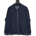Louis Vuitton LV Tricolor Monogram Reversible Navy Bomber Jacket