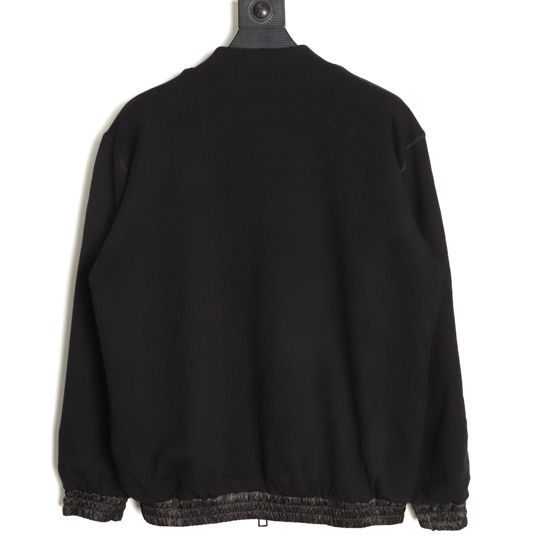 Louis Vuitton LV Tricolor Monogram Reversible Black Bomber Jacket