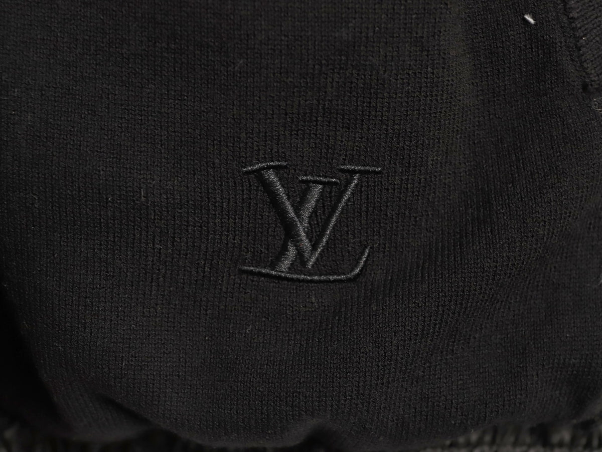 Louis Vuitton LV Tricolor Monogram Reversible Black Bomber Jacket