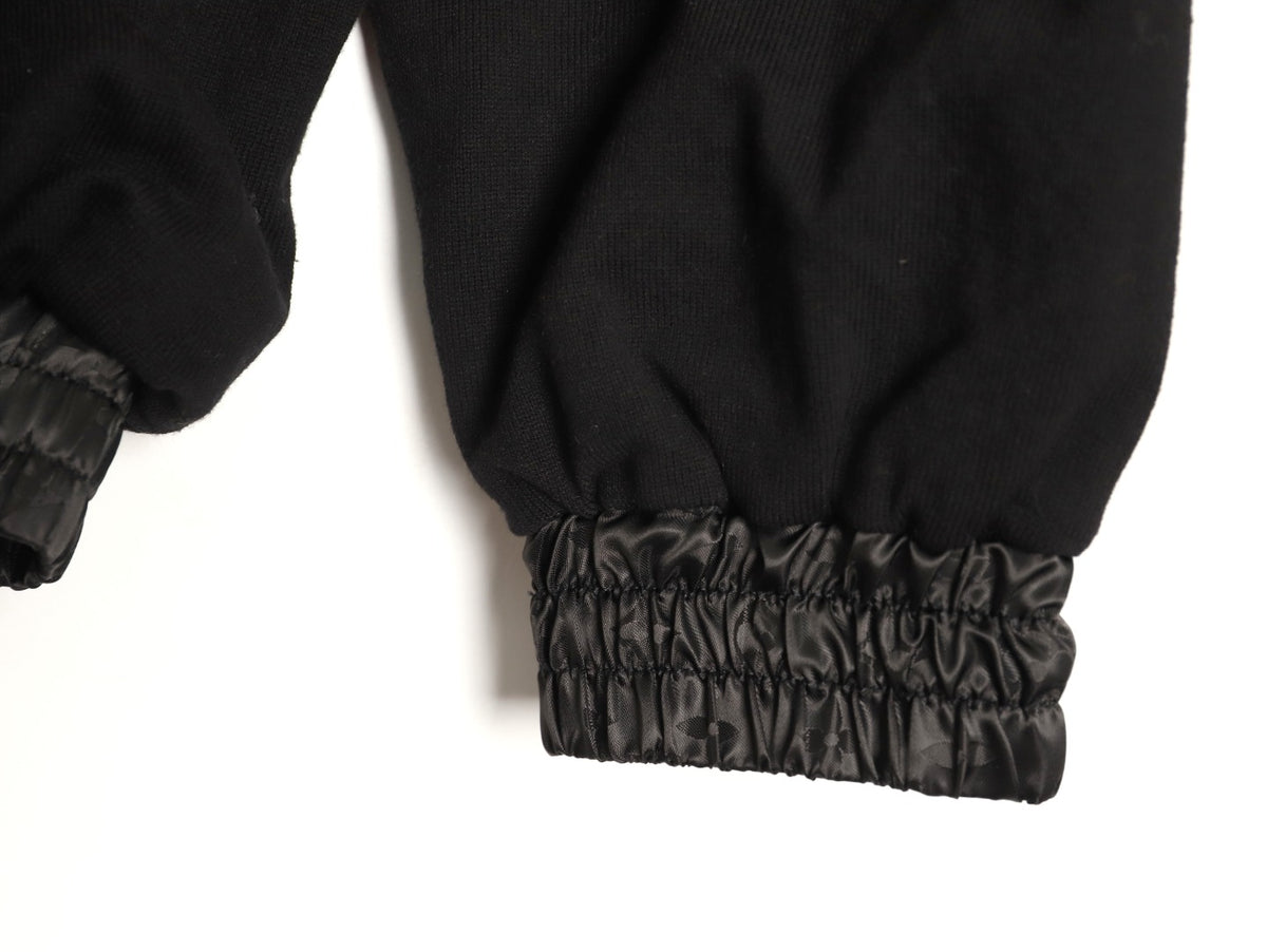 Louis Vuitton LV Tricolor Monogram Reversible Black Bomber Jacket