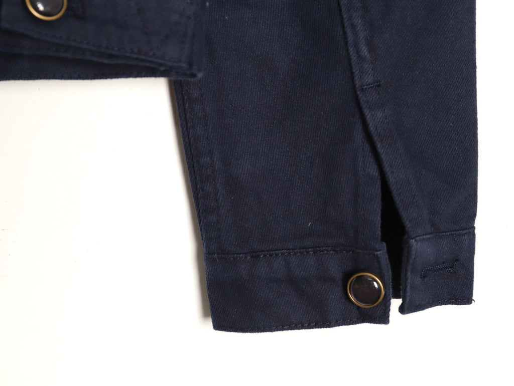 Louis Vuitton LV Embossed Pocket Dark Indigo Denim Trucker Jacket