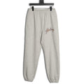 Burberry BBR Check Signature Light Gray Jogger Pants