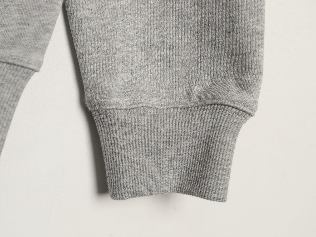 Burberry BBR Check Signature Light Gray Zip Hoodie