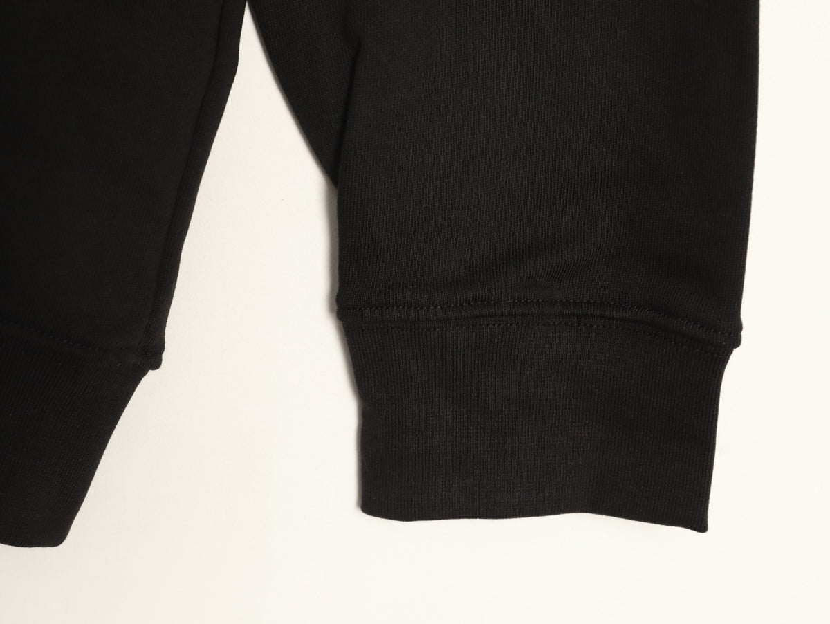Moncler 26SS Classic Badge Embroidered Black Crewneck Sweatshirt