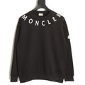 Moncler 26SS Arched Logo Black Crewneck Sweatshirt