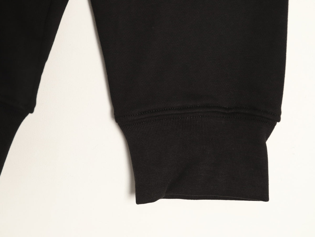 Moncler 26SS Arched Logo Black Crewneck Sweatshirt