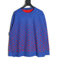 Louis Vuitton Monogram Starry Gradient Blue Wool Knit Sweater