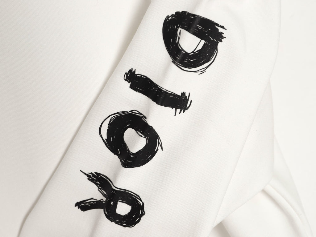 Dior 25FW Arm Lettering Ivory Crewneck Sweatshirt