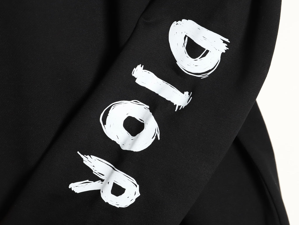 Dior 25FW Arm Lettering Black Crewneck Sweatshirt