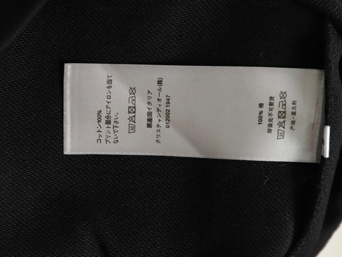 Dior 25FW Arm Lettering Black Crewneck Sweatshirt