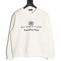 Balenciaga 25FW Bad Poker Player Ivory Crewneck Sweatshirt