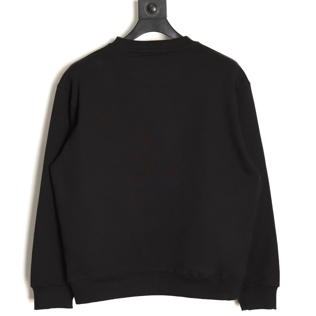 Balenciaga 25FW Bad Poker Player Black Crewneck Sweatshirt