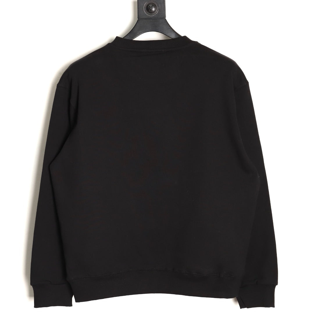Balenciaga 25FW Bad Poker Player Black Crewneck Sweatshirt