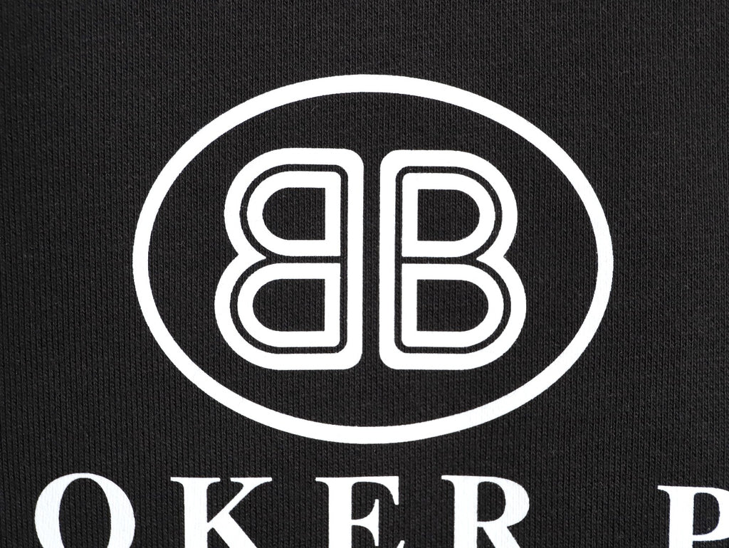 Balenciaga 25FW Bad Poker Player Black Crewneck Sweatshirt