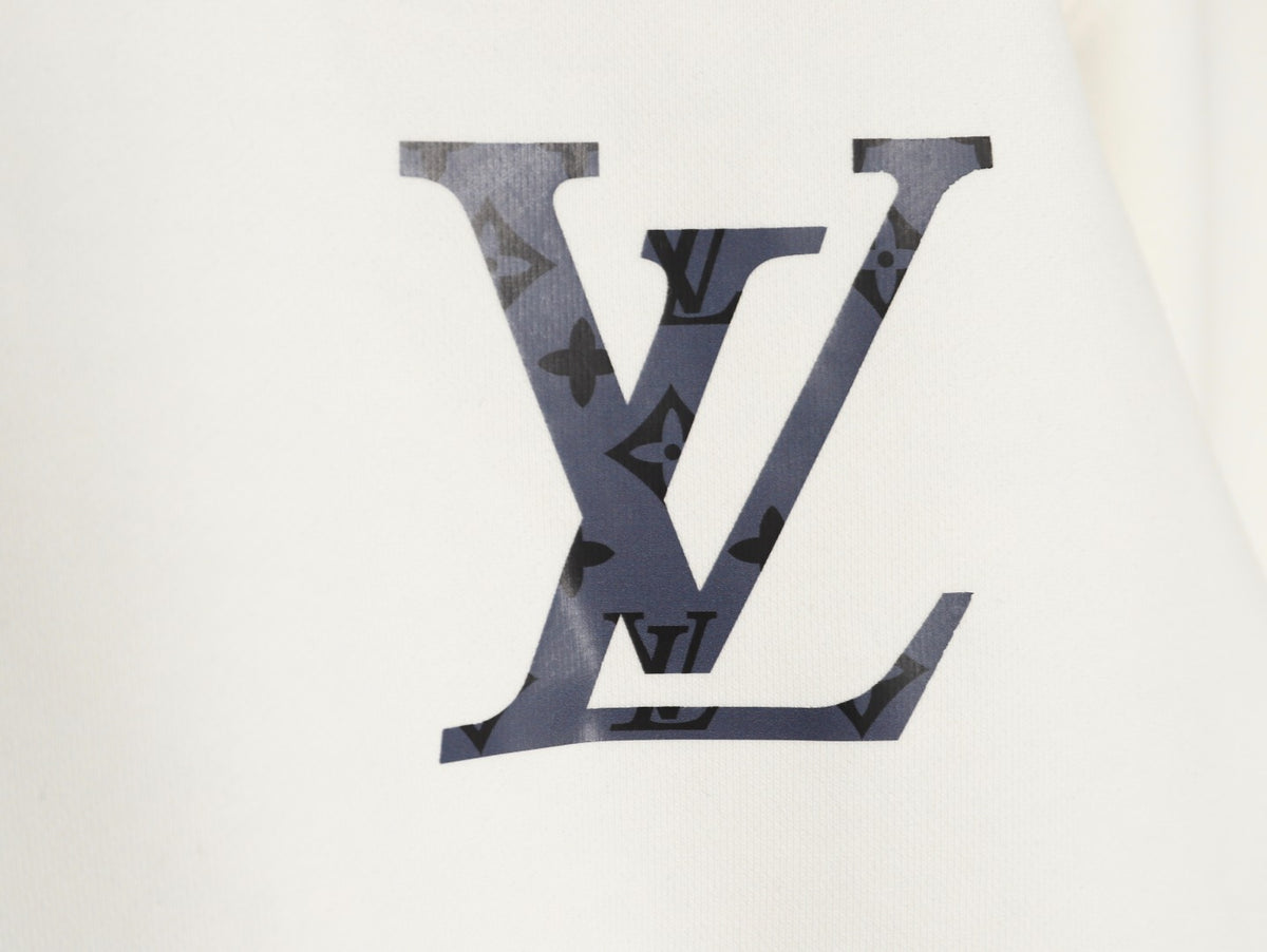Louis Vuitton 25FW Small LV Monogram Flower Ivory Crewneck Sweatshirt