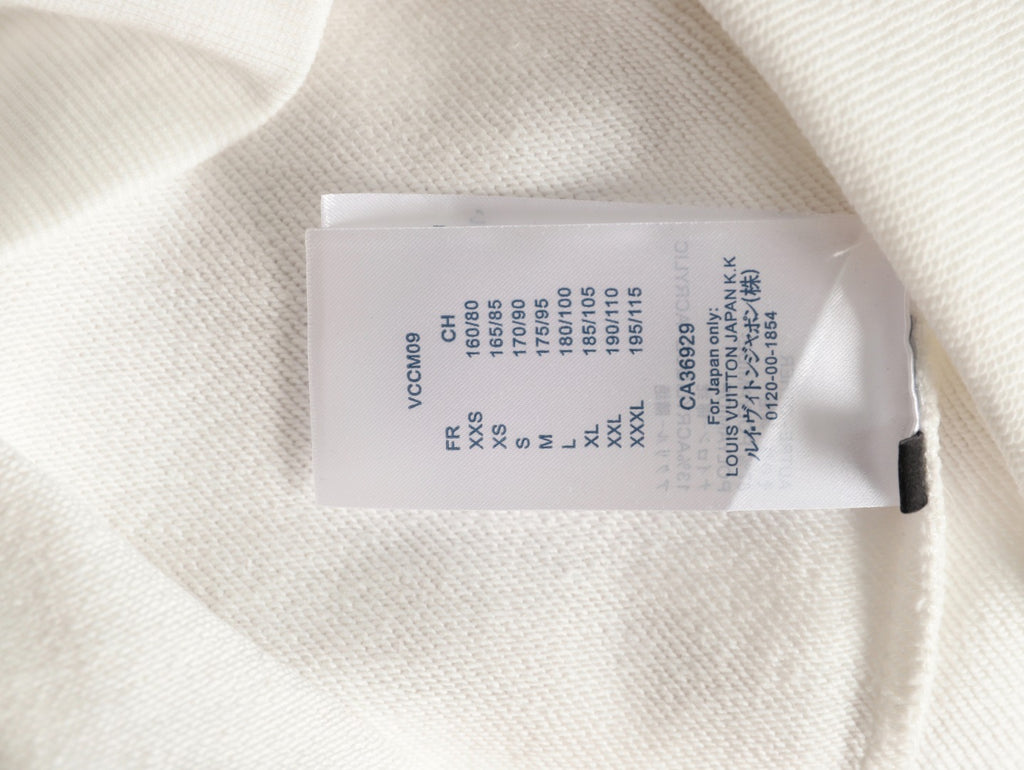Louis Vuitton 25FW Small LV Monogram Flower Ivory Crewneck Sweatshirt