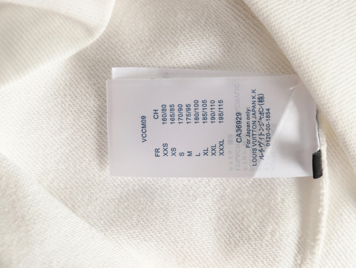 Louis Vuitton 25FW Small LV Monogram Flower Ivory Crewneck Sweatshirt