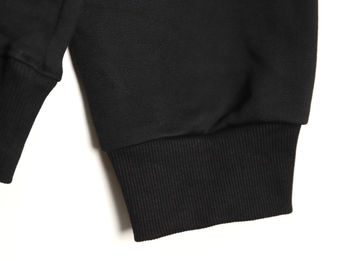 Louis Vuitton 25FW Small LV Monogram Flower Black Crewneck Sweatshirt