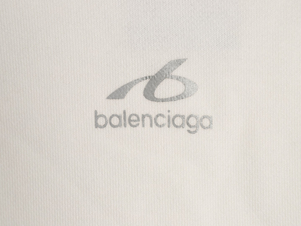Balenciaga BLCG 3M Reflective 6B Series Off-White Hoodie