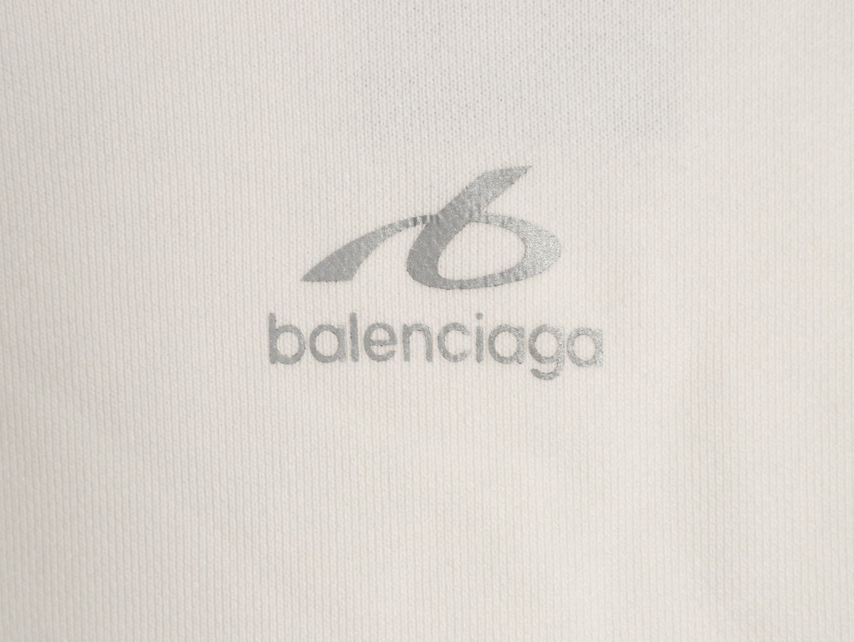Balenciaga BLCG 3M Reflective 6B Series Off-White Hoodie