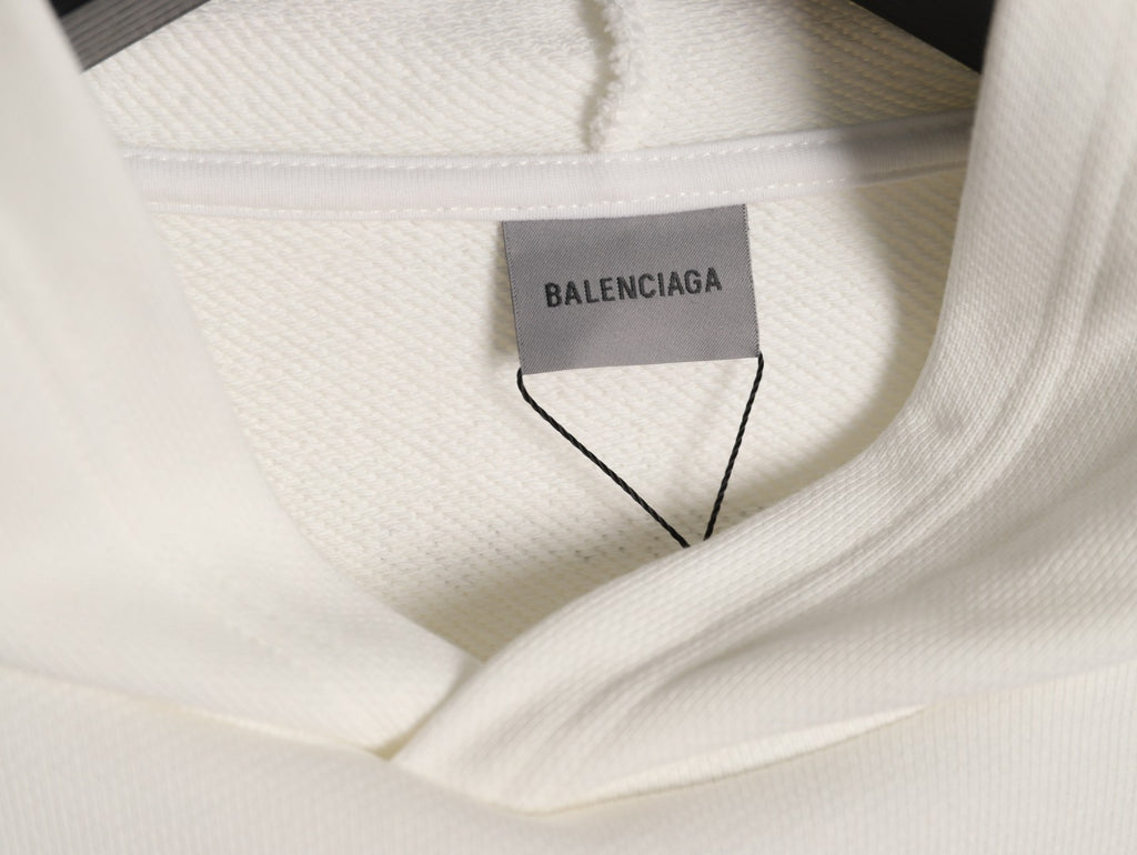 Balenciaga BLCG 3M Reflective 6B Series Off-White Hoodie