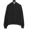 Balenciaga BLCG LOOP Ring Embroidered Black Hoodie