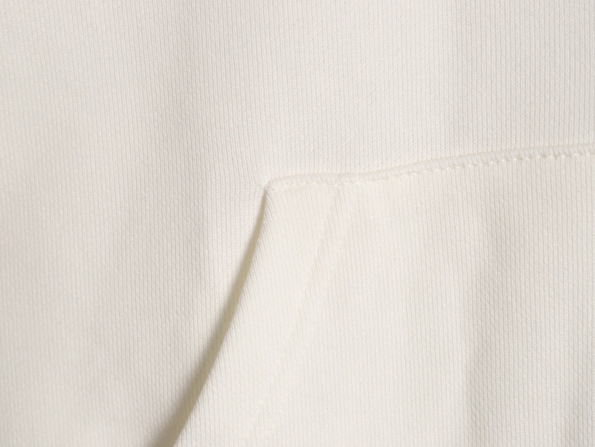 Balenciaga BLCG Sketch Blue Flame Off-White Zip-Up Hoodie
