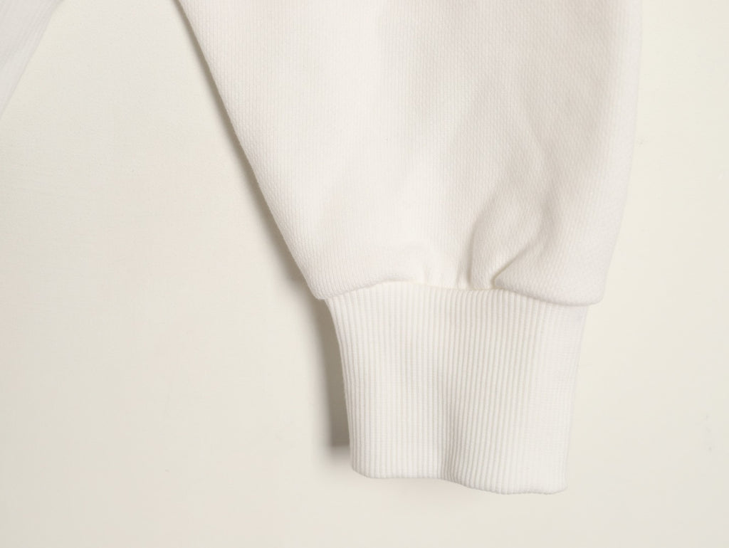 Balenciaga BLCG Sketch Blue Flame Off-White Zip-Up Hoodie
