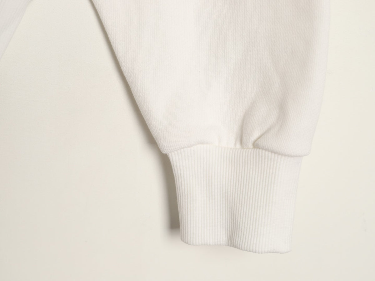 Balenciaga BLCG Sketch Blue Flame Off-White Zip-Up Hoodie