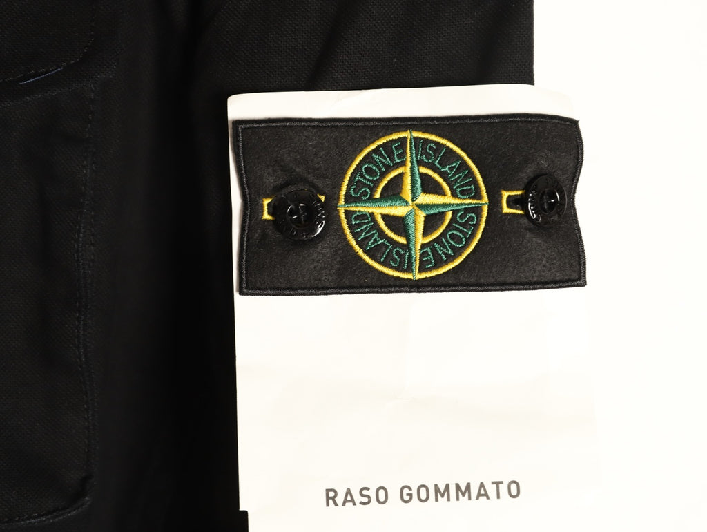 Stone Island Washed Black Utility Work Jacket