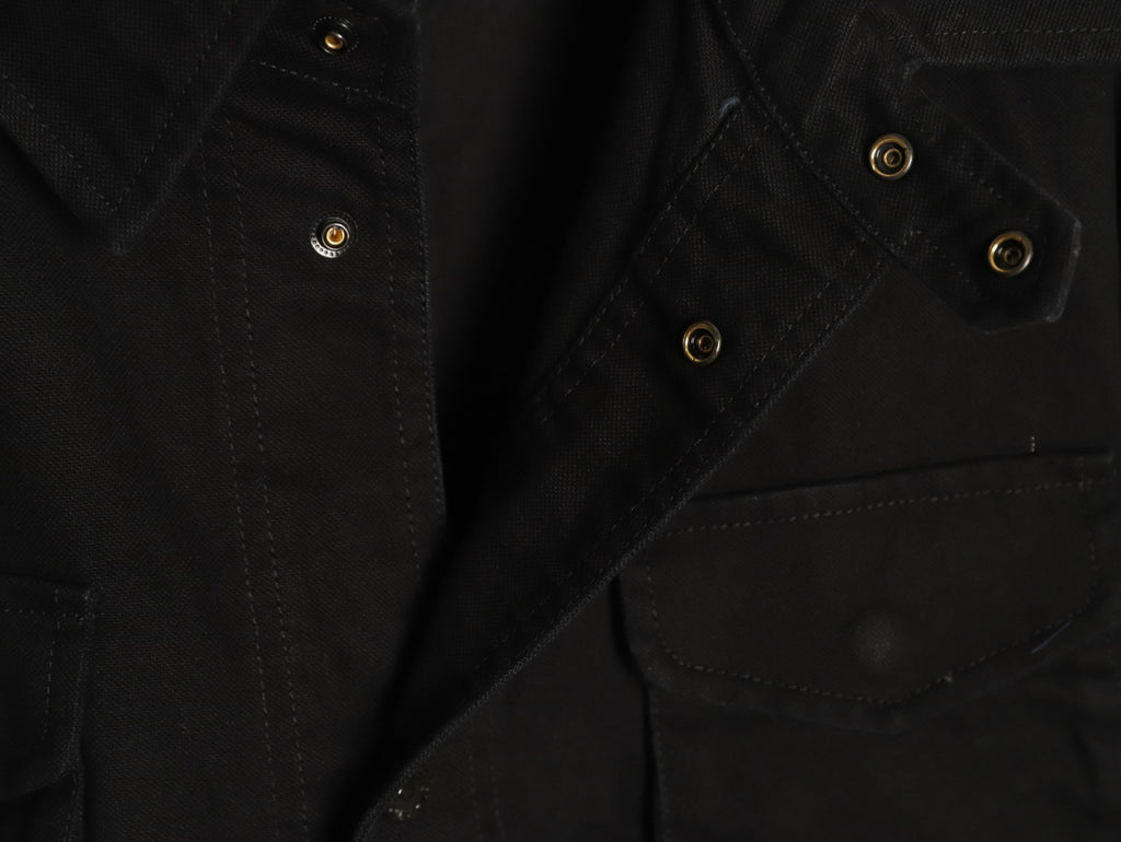 Stone Island Washed Black Utility Work Jacket