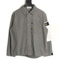 Stone Island Gray Utility Pocket Longline Shirt Jacket