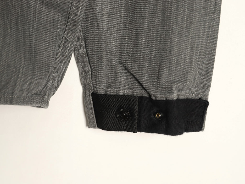 Stone Island Gray Utility Pocket Longline Shirt Jacket