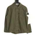 Stone Island Olive Utility Pocket Longline Shirt Jacket