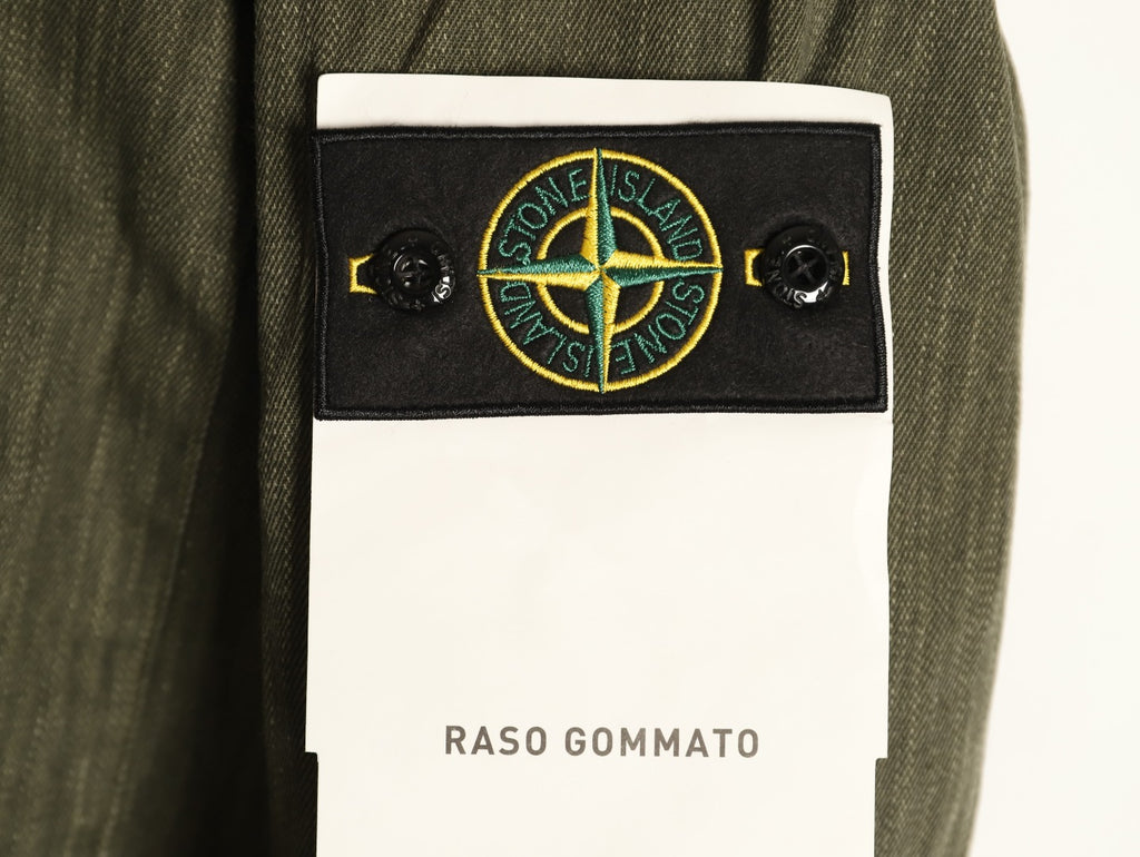 Stone Island Olive Utility Pocket Longline Shirt Jacket