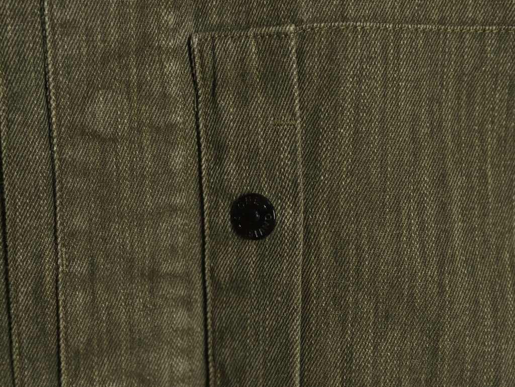 Stone Island Olive Utility Pocket Longline Shirt Jacket