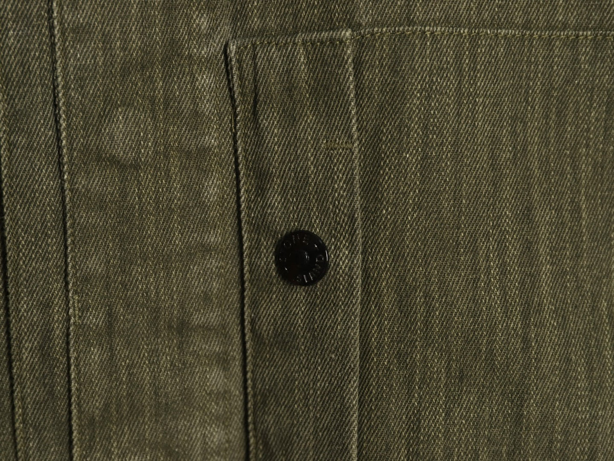 Stone Island Olive Utility Pocket Longline Shirt Jacket